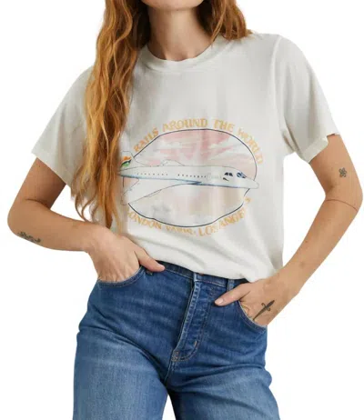 Rails Boyfriend Tee In  Around The World In Multi