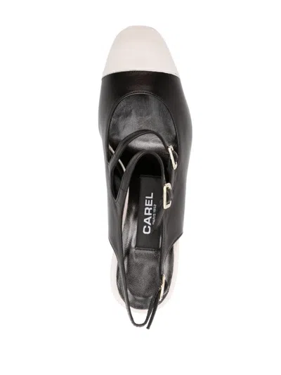 Carel Paris Patent Leather Papaya Mary Janes 60 In Black