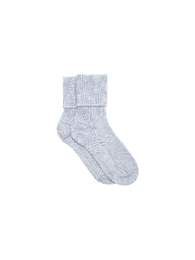 Pangaia Cashmere Bed Socks In Blue