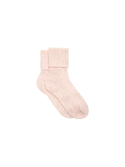 Pangaia Cashmere Bed Socks In Pink