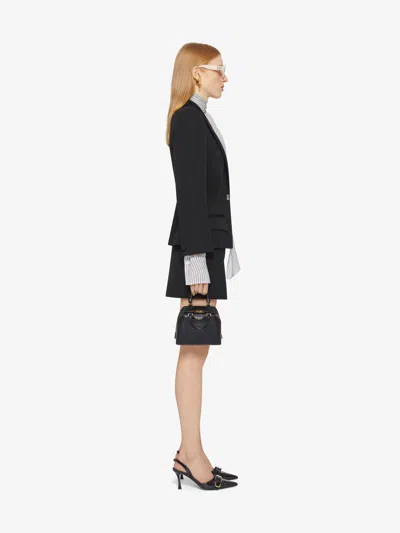 Givenchy Jacket In Wool With 4g Liquid Detail In Black