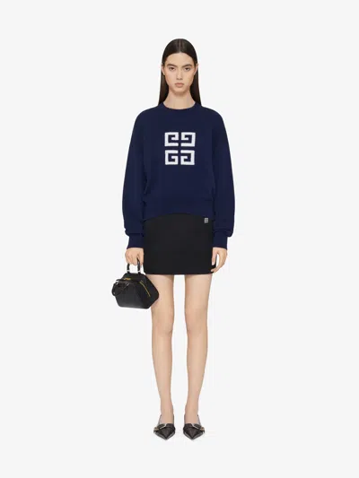Givenchy 4g Sweater In Cashmere In Black