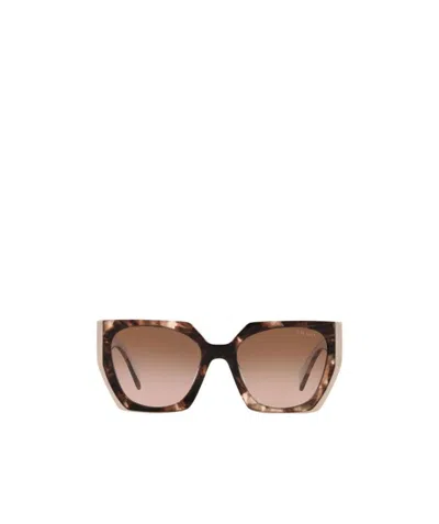 Prada Pr 15ws 01r0a6 54mm Womens Rectangle Sunglasses In Brown