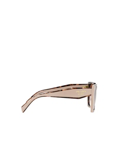 Prada Pr 15ws 01r0a6 54mm Womens Rectangle Sunglasses In Brown
