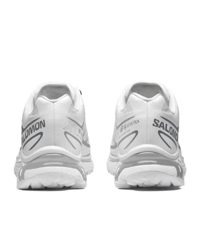Salomon Streamlined White Sneakers With Quick-pull Lacing System In Gray
