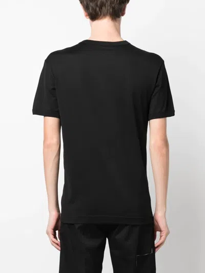Dolce & Gabbana Crown And Bee Embroidered Crew Neck T-shirt