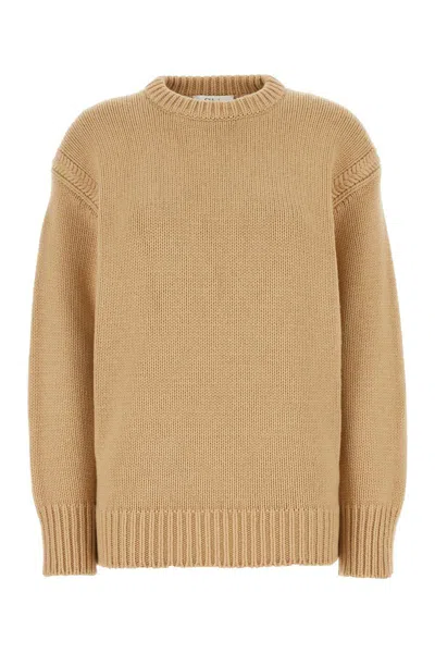 Chloé Chloe Skin Pink Cashmere Blend Oversize Sweater In Ultimatenude