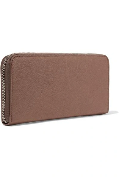 Saint Laurent Rive Gauche Textured-leather Continental Wallet | ModeSens