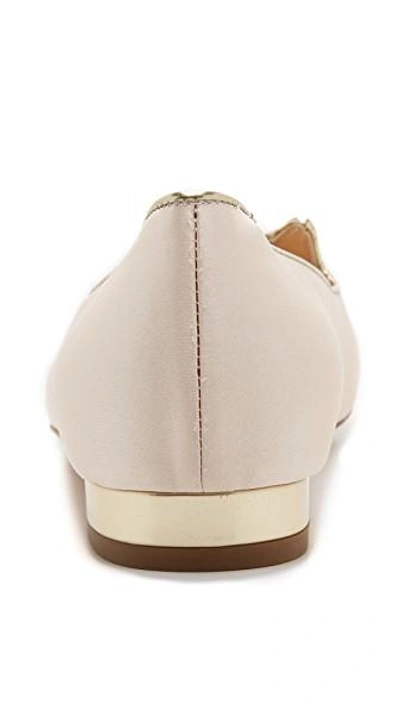 Shop Charlotte Olympia Kitty Flats In Ivory