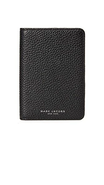 Shop Marc Jacobs Gotham Passport Cover In Black