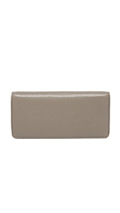 Shop Marc Jacobs Recruit Open Face Wallet In Mink