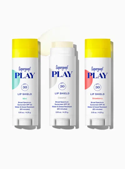 Supergoop Play Lip Shield Spf 30 Tropical Set Sunscreen !