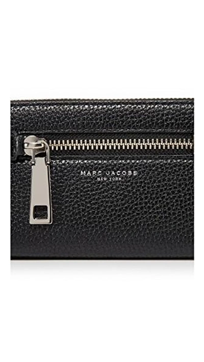 Shop Marc Jacobs Gotham Standard Continental Wallet In Black