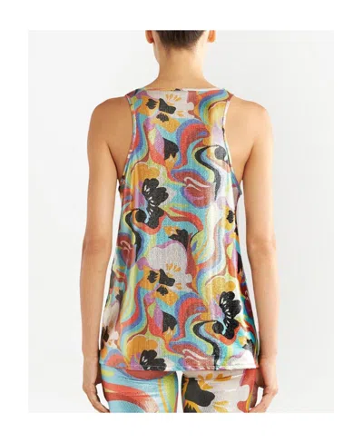 Etro Multi-coloured Floral Pattern Top In Multicolor