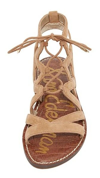 Shop Sam Edelman Gemma Gladiator Sandals In Golden Caramel