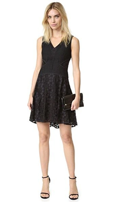 Shop Diane Von Furstenberg Fiorenza Dress In Black