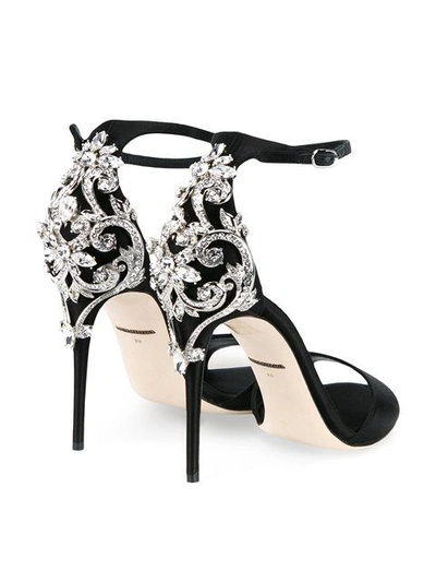 crystal embellished sandals