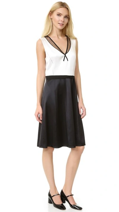 Shop Marc Jacobs Sleeveless V Neck Dress In White