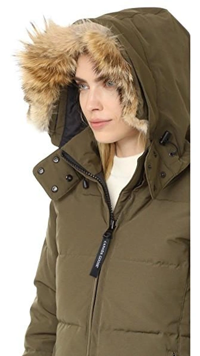 Shop Canada Goose Chelsea Parka In Military Green