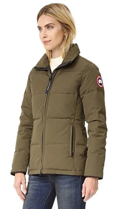 Shop Canada Goose Chelsea Parka In Military Green
