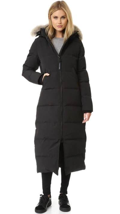 Shop Canada Goose Mystique Parka In Black