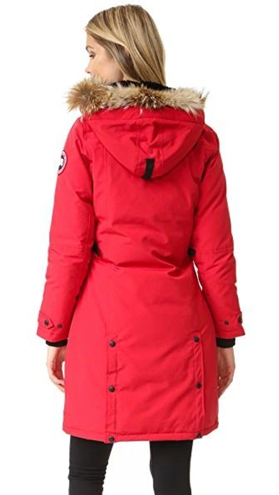 Shop Canada Goose Kensington Parka In Red