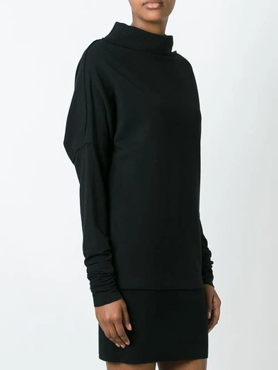 Shop Norma Kamali Batwing Sleeve Sweatshirt