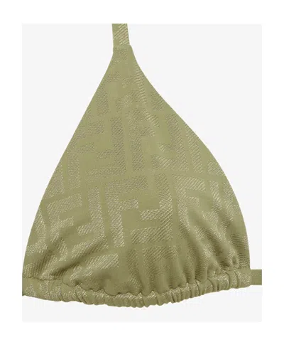 Fendi Double-sided Bikini In Green