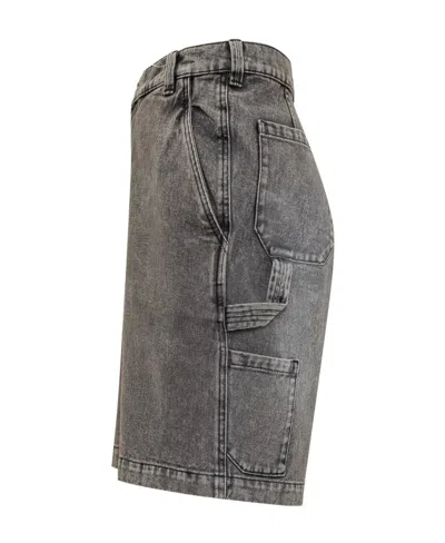 A-cold-wall* Dark Grey Solid Shorts In Gray