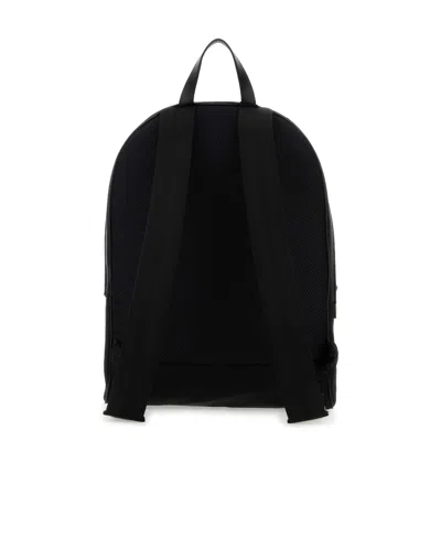 Off-white Core Leather-trimmed Shell Backpack In Black