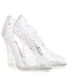 Dolce & Gabbana Dolce And Gabbana Silver Crystal Cinderella Pumps
