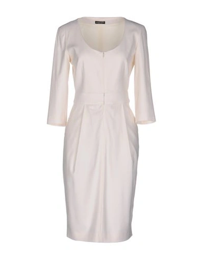 Emporio Armani Knee-length Dress In Ivory