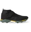Marni Neoprene Velcro Strap Hi-top Sneakers