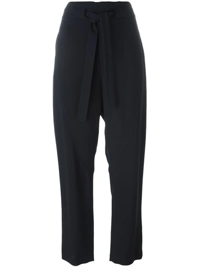 Chloé Cropped Trousers In Blue