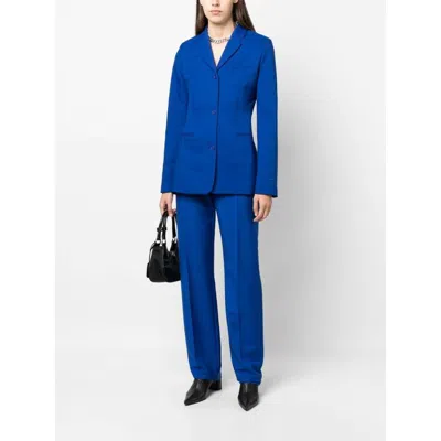 Off-white Tech Drill Tailoring Jacket In Blue