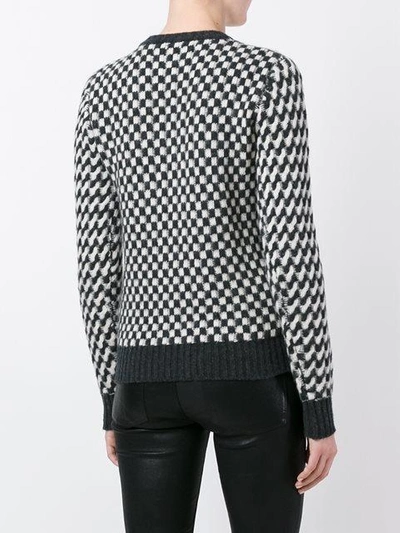 Shop Golden Goose Two-tone Intarsia Jumper