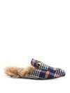 GUCCI Princetown Fur-Lined Slippers