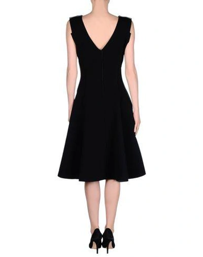 Shop Norma Kamali Knee-length Dress In Black