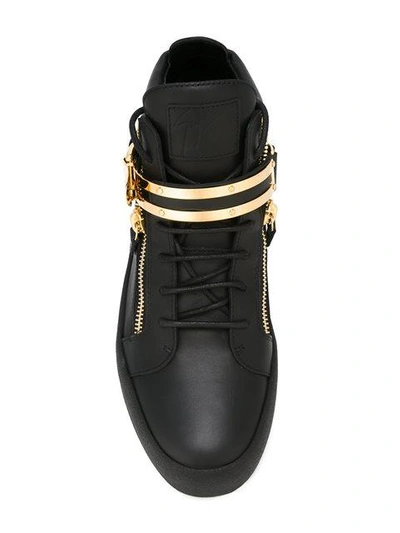 Shop Giuseppe Zanotti Owen Hi-top Sneakers