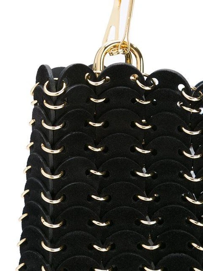 Shop Paco Rabanne Chainmail Shoulder Bag In Black