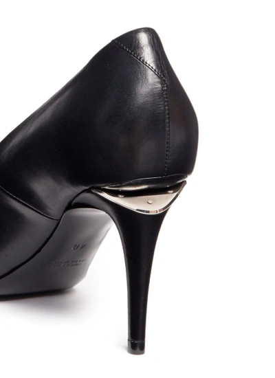 Shop Alexander Wang 'trista' Cutout Heel Leather Pumps