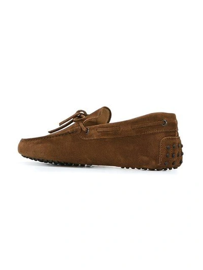 Shop Tod's Driving Shoes - Brown