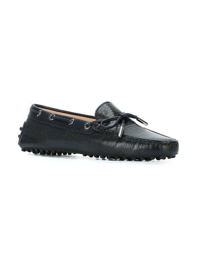 Shop Tod's Textured Driving Shoes