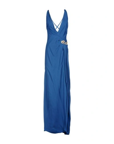 Roberto Cavalli Long Dress In Blue