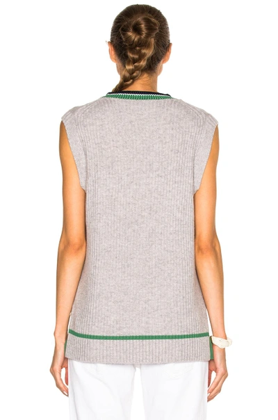 Shop 3.1 Phillip Lim / フィリップ リム Collegiate Sleeveless Sweater In Foggy