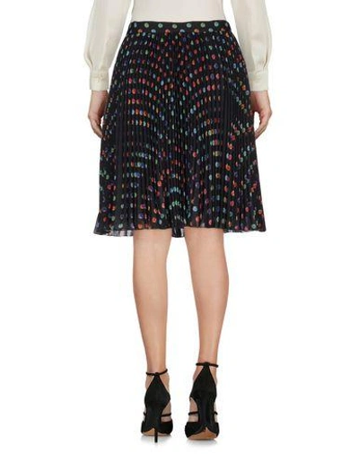 Shop Boutique Moschino Knee Length Skirt In Black