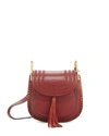 CHLOÉ Hudson Small Leather Shoulder Bag, Sienna