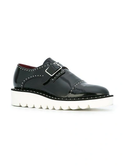 Shop Stella Mccartney 'odette' Brogues - Black