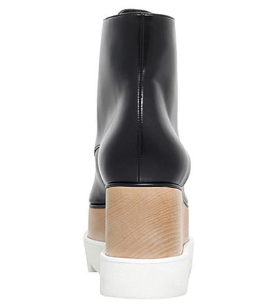 Shop Stella Mccartney Elyse Faux-leather Ankle Boots In Black