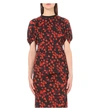 Givenchy Floral Print Jersey Top In Multicolored